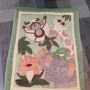 Jungle Animal Baby Quilt